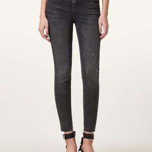 Women's All Saints Black Skinny Jeans
